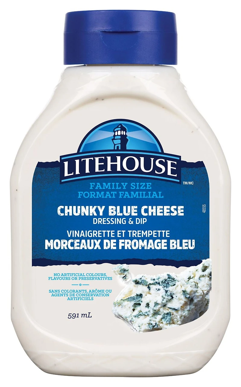 Litehouse BLUE CHS 591ML, Chnky Blue Cheese Dress/Dip