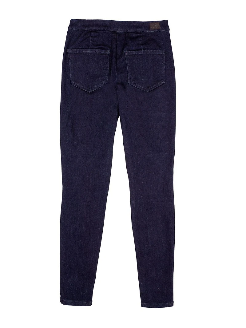 Jordache Legging utilitaire à glissière latérale pour femmes