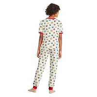 Super Mario Boys' Two Piece Pajama Set
