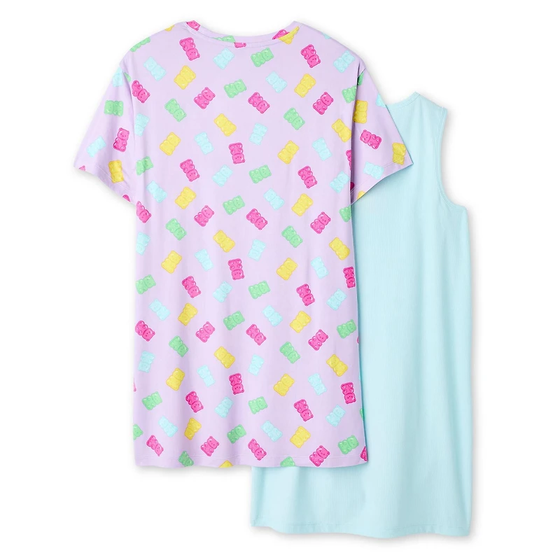 Lot de 2 chemises nuit George pour filles