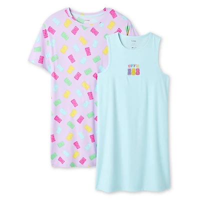 George Girls' Nightshirt 2-Pack