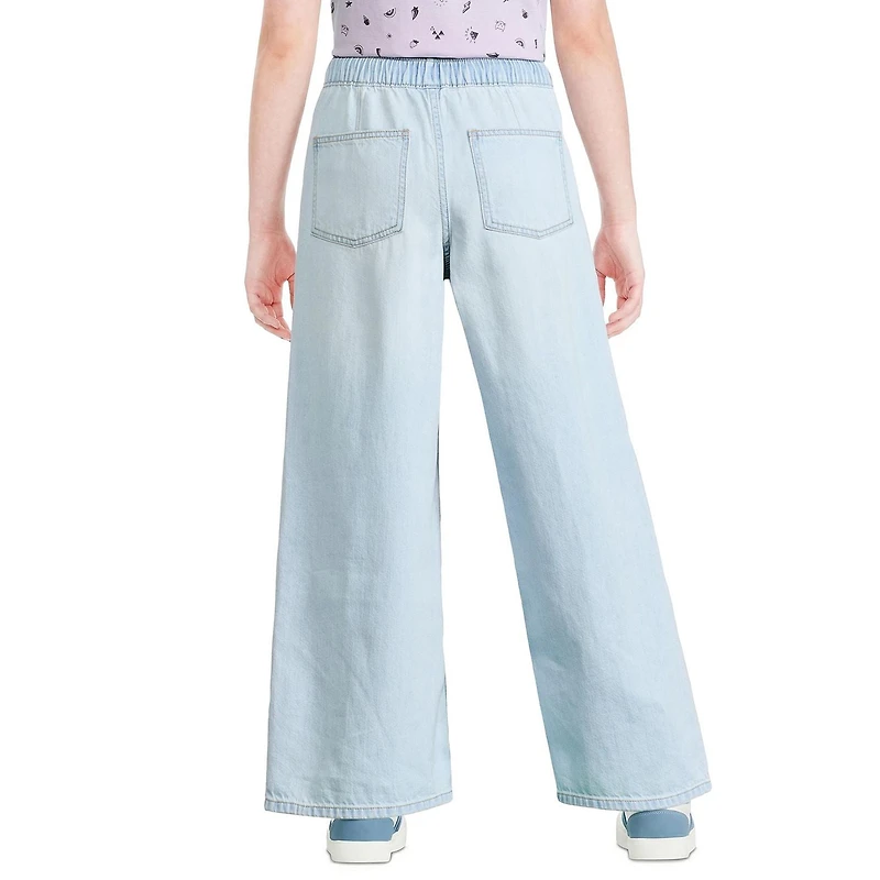 George Girls' Wide Leg Denim Pant