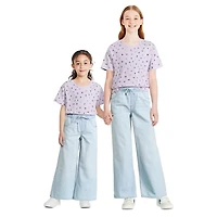 George Girls' Wide Leg Denim Pant