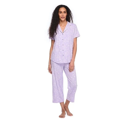 Pyjama 2 pièces avec capri Iyla pour femmes