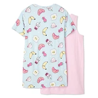 George Girls' Nightshirt 2-Pack