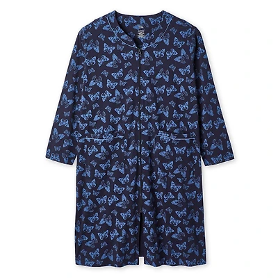 Chemise de nuit zippée Iyla Plus pour femmes
