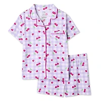 George Girls' Two Piece Lush Knit Pajama Set
