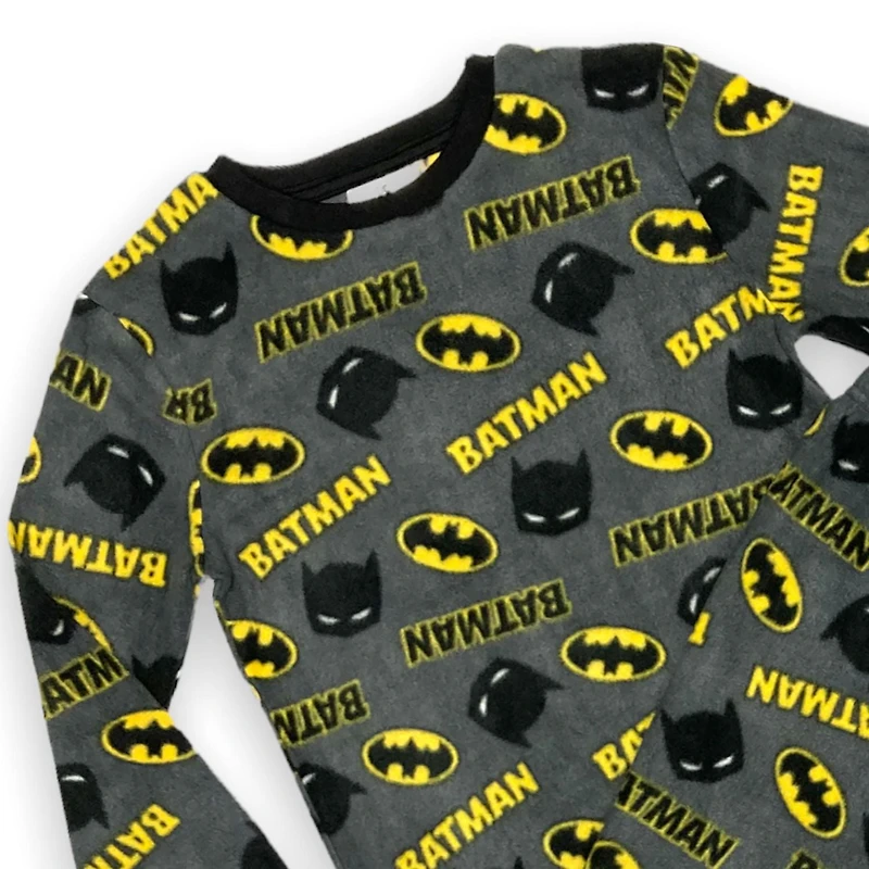 Batman Ensemble pyjama 2 pièces pour garçons en bas âge incluant haut à manche longue et pantalon