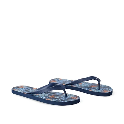 George Men's Printed Flip Flops