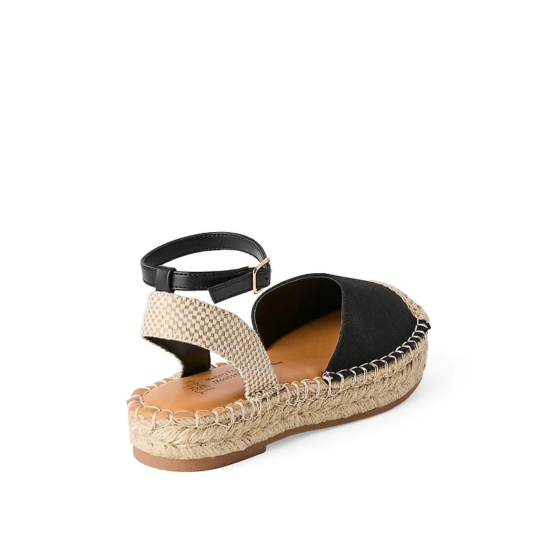 Sandales compensées à espadrille Time and Tru pour femmes
