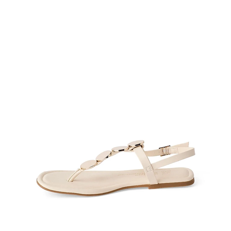 Time and Tru Women's T-Strap Sandals