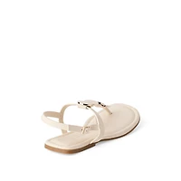 Sandales à bride en T Time and Tru pour femmes