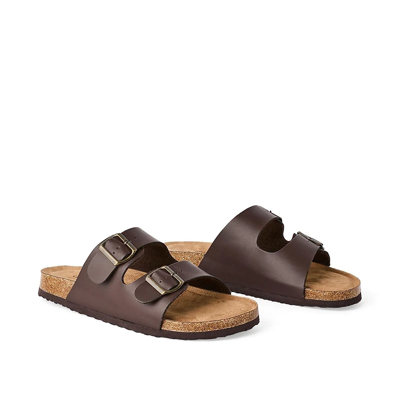 George Men's Double Buckled Sandals