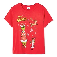 The Grinch Women's Plus Boyfriend Fit Tee