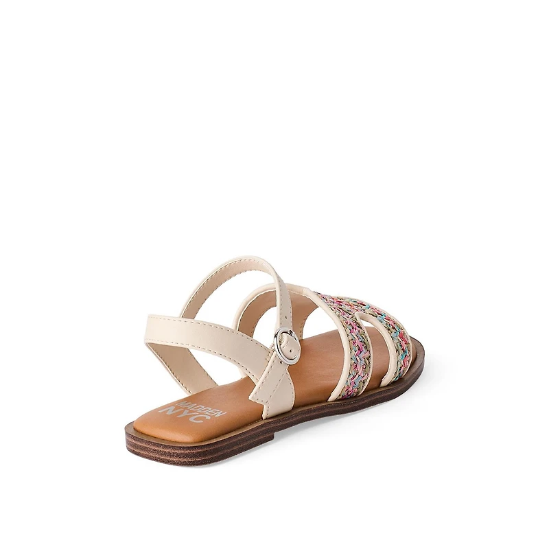 Madden NYC Girls' Woven Sandals