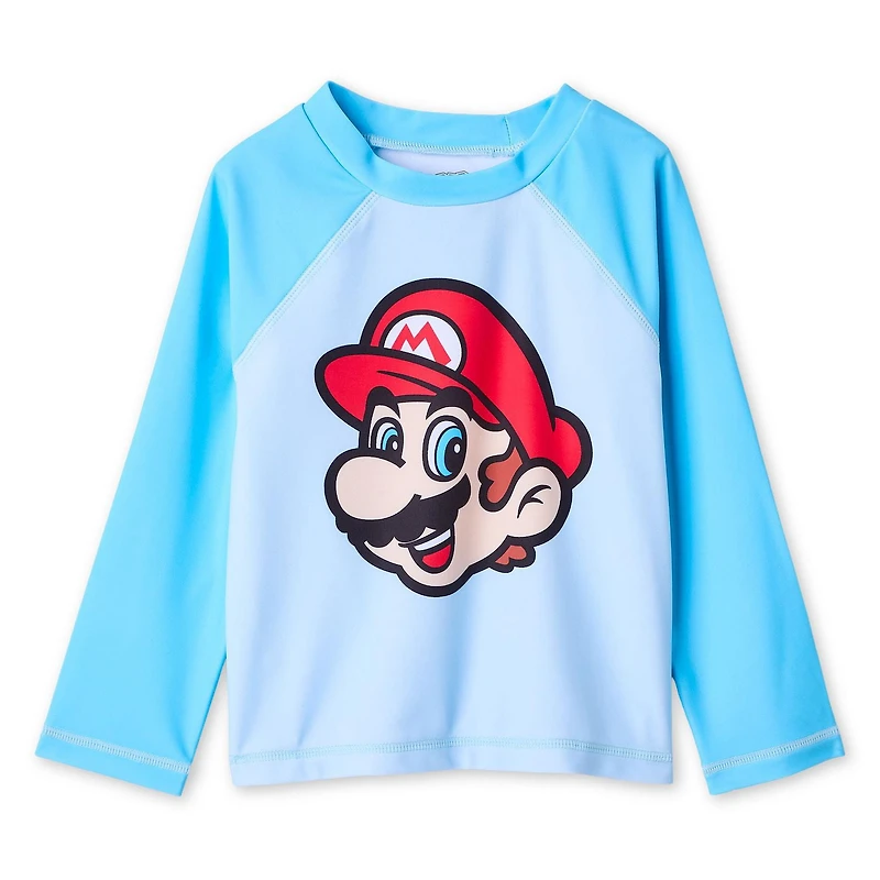 Super Mario Toddler Boys' Long-Sleeve Rashguard
