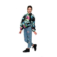 Justice Girls Swirly Quarter Zip et Chouchou