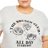 Chemise de nuit à encolure ras du cou George Plus pour femmes