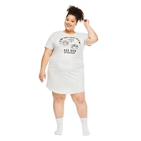 Chemise de nuit à encolure ras du cou George Plus pour femmes