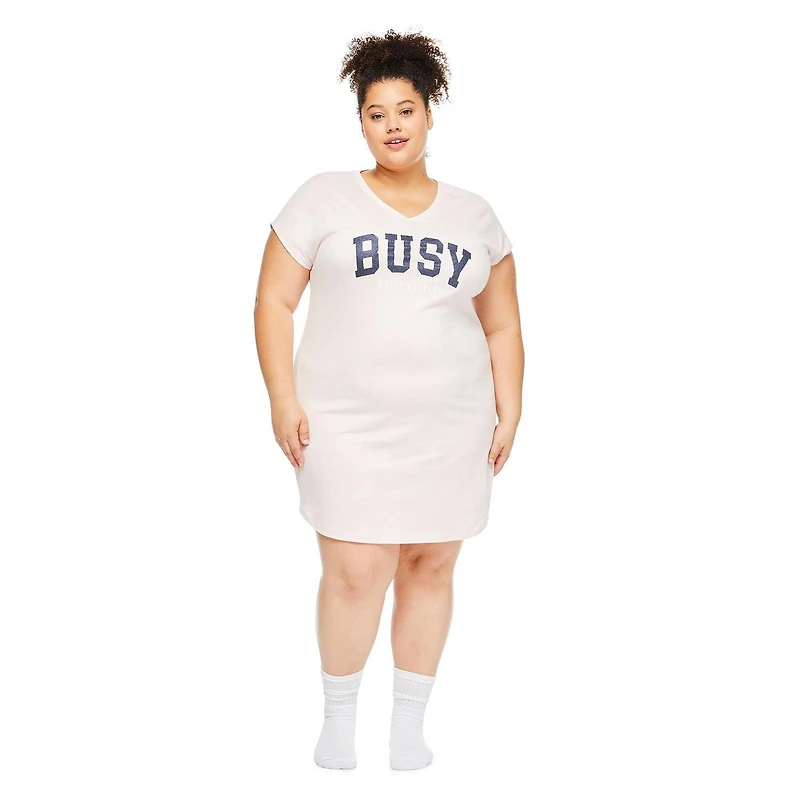 George Plus Women's V-Neckline Night Shirt