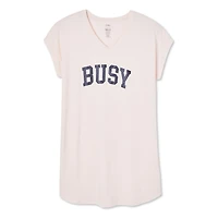 George Plus Women's V-Neckline Night Shirt