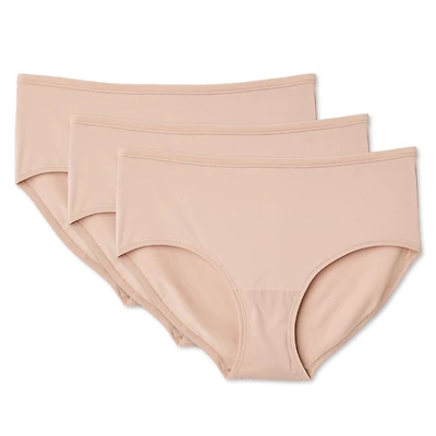 George Women's Super Stretch Midi Brief 3-Pack