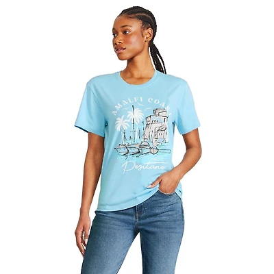 T-shirt Amalfi Coast The Pink Closet pour femmes