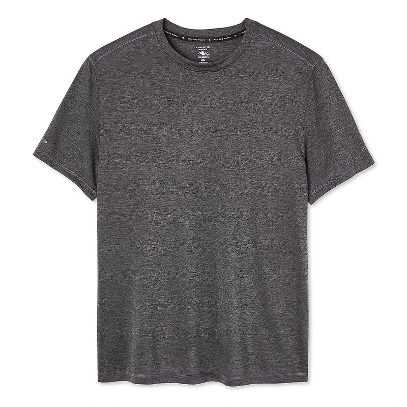 T-shirt à manches courtes Athletic Works pour hommes Tailles P-2XL