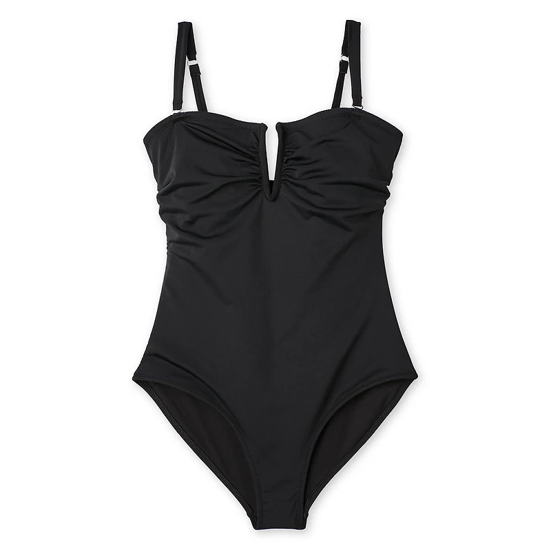 George Women's V-Wire One Piece Swimsuit