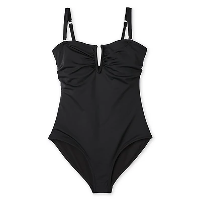 George Women's V-Wire One Piece Swimsuit
