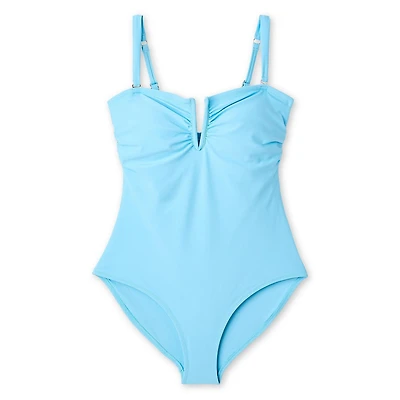 George Women's V-Wire One Piece Swimsuit