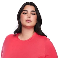 Lane Bryant Women's Plus Crew-Neck T-Shirt