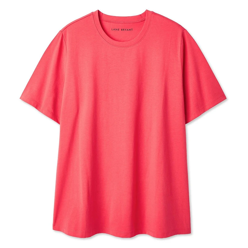 Lane Bryant Women's Plus Crew-Neck T-Shirt