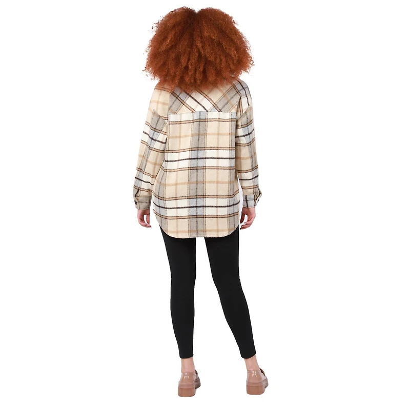 Long sleeve 4-pocket, button front