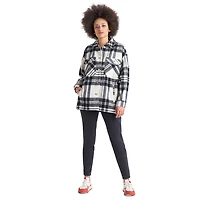 Veste manche longue 4 poches, bouton sur le devant