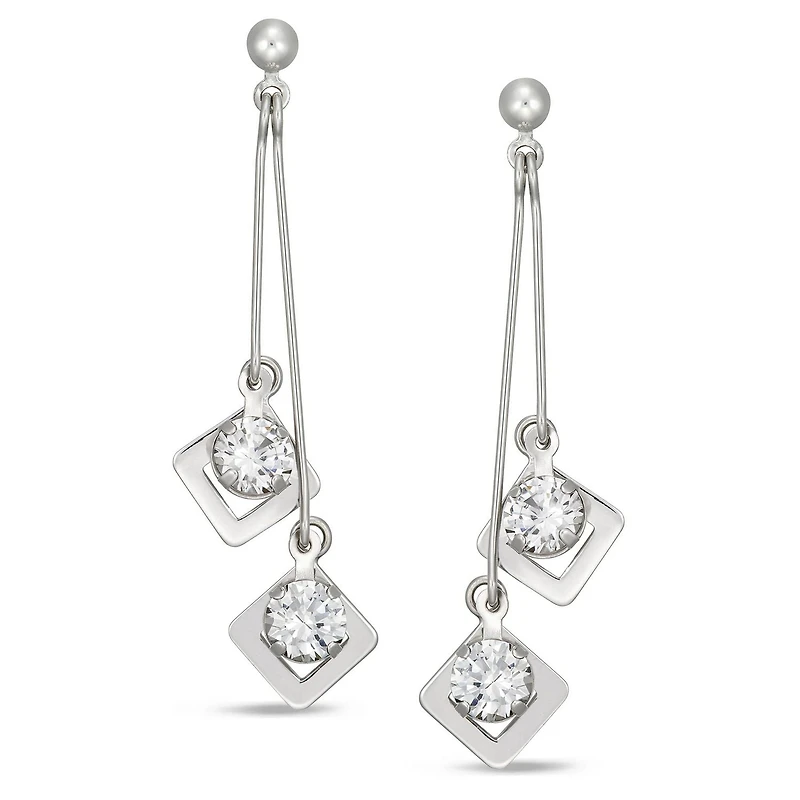 Boucle d'oreille en argent sterling Quintessential.