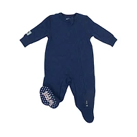 Juddlies Designs - Newborn, Baby, Toddler - Quilted Collection - Footed Sleeper - Midnight