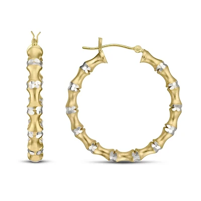 Sono Di Oro 10kt. Gold Over Silver Earrings