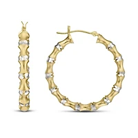 Sono Di Oro 10kt. Gold Over Silver Earrings