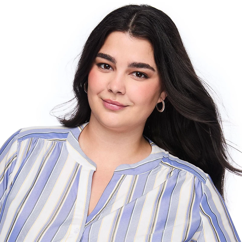 Chemisier à manches 3/4 Lane Bryant Plus pour femmes