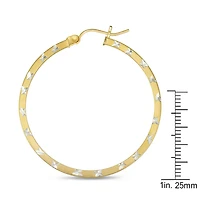 Boucles d'oreilles en argent plaqué or 10 carats Sono Di Oro.