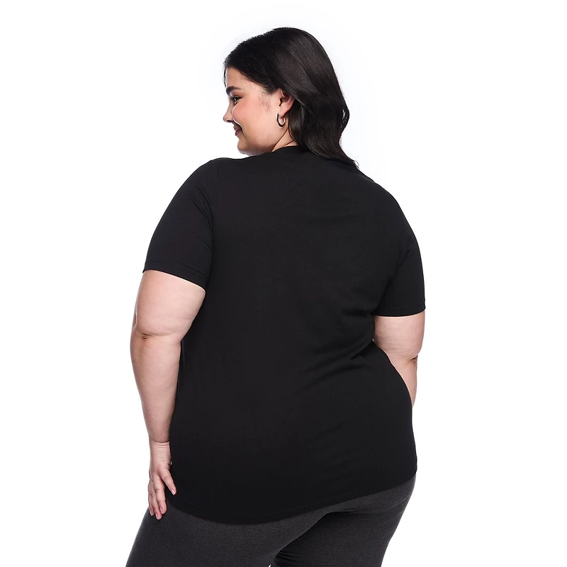 T-shirt à encolure ras du cou Lane Bryant Plus pour femmes