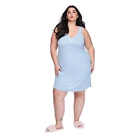 Chemise de nuit débardeur en tissu whisper George Plus pour femmes