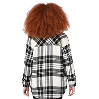 Veste manche longue 4 poches, bouton sur le devant