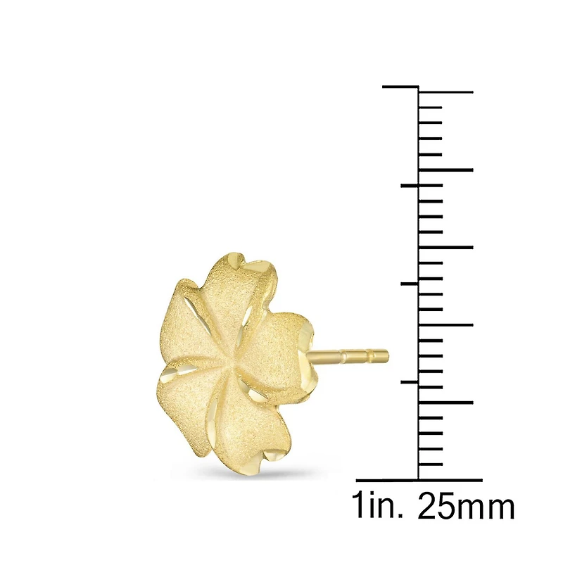 Sono Di Oro 10kt. Gold Over Silver Earrings