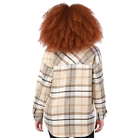 Long sleeve 4-pocket, button front