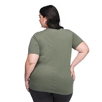 Lane Bryant Women's Plus Crew-Neck T-Shirt
