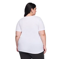 T-shirt à encolure ras du cou Lane Bryant Plus pour femmes