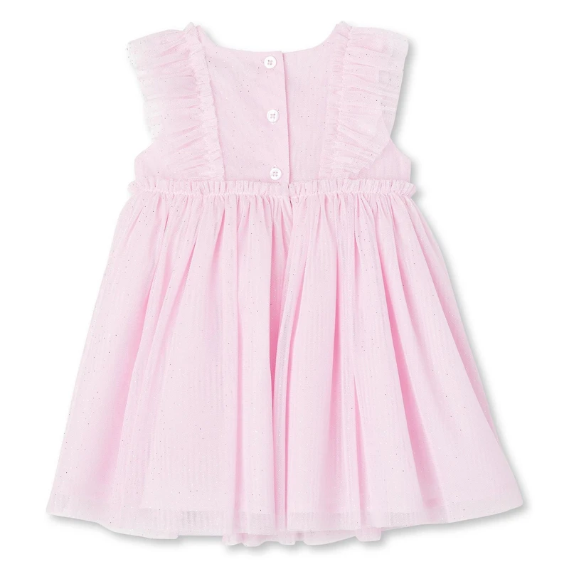 Robe en maille scintillante avec volants George pour bébés filles