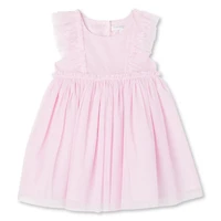 Robe en maille scintillante avec volants George pour bébés filles